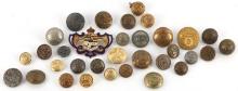 19TH 20TH CENTURY EUROPEAN MILITARY BUTTON LOT 33