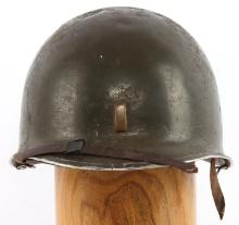 WWII US ARMY LIEUTENANTS FRONT SEAM M1 HELMET