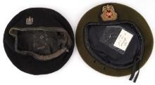 2 GULF WAR ERA IRAQI ARMY & KUWAIT ARMY BERETS LOT