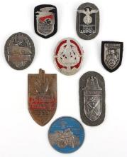 LOT 8 WWII GERMAN THIRD REICH SHIELD AWARD BADGES