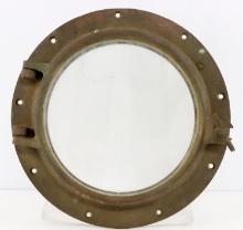 ANTIQUE SHIPS BRASS PORTHOLE 12 INCHES