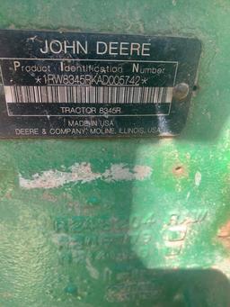 2013 John Deere 8345r Tractor