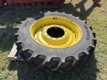 MITAS 380/80R38 TRACTOR TIRE & RIM