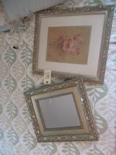 FRAMED PRINT AND MIRROR