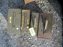4 EMPTY AMMO CANS