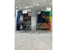 2020 Prizm Anthony Edwards Instant Impact & 2020 Hoops Kyrie Irving Gold Parallel- #9/10