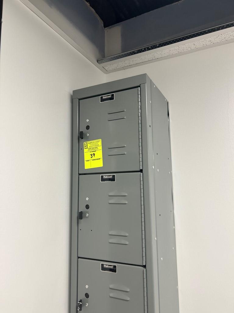 Hallowell 6 Unit Employee Locker System