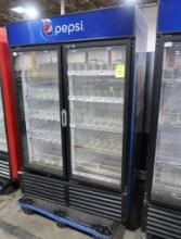 QDB Cooling 2-glass door refrigerated merchandiser