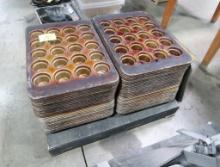 pallet of muffin pans, 20 hole