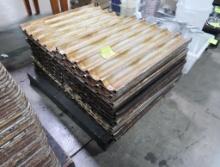 pallet of french loaf pans