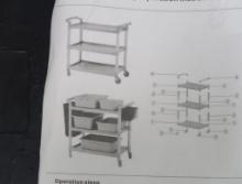 3-tier trollies, new in boxes
