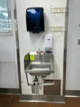Amtekco Knee Operated Hand Sink W/ Soap And Paper Towel Dispenser