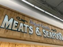 Meats And Seafood Signage
