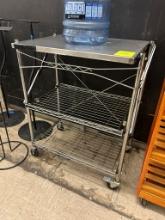 Stainless Top Metro Rack On Casters