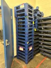 Group Of 24in Plastic Dunnage Racks