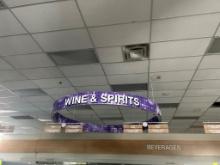 Wine & Spirits Hanging Sign