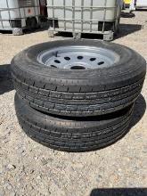 (2) New 205/75R15 Tires and Rims