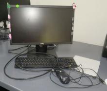 21" Dell monitor on monitor base