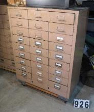 Metal parts Cabinet on castors 38'x 31"x 14"