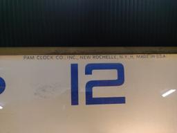 PAM Purolator Filters Lighted Advertising Clock