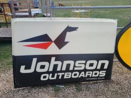 Johnson Outboards Sign