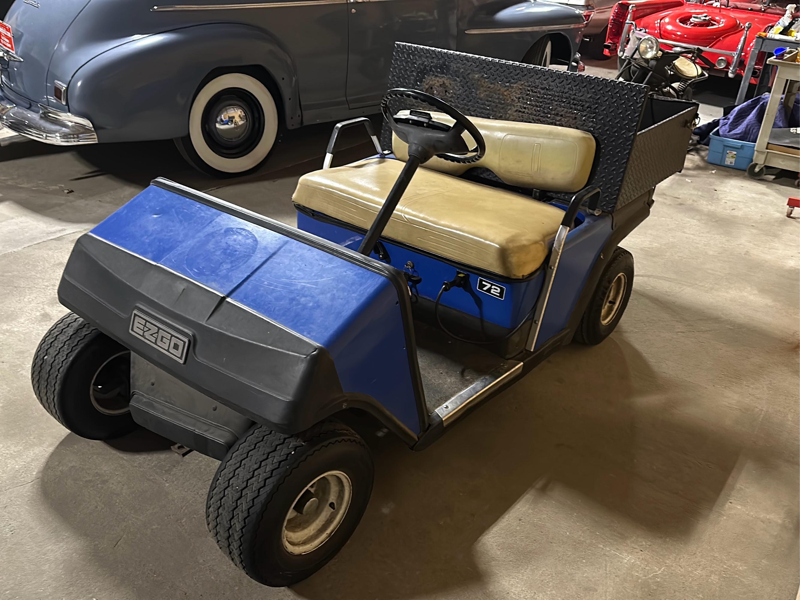 EZ-Go Electric Golf Cart With Box