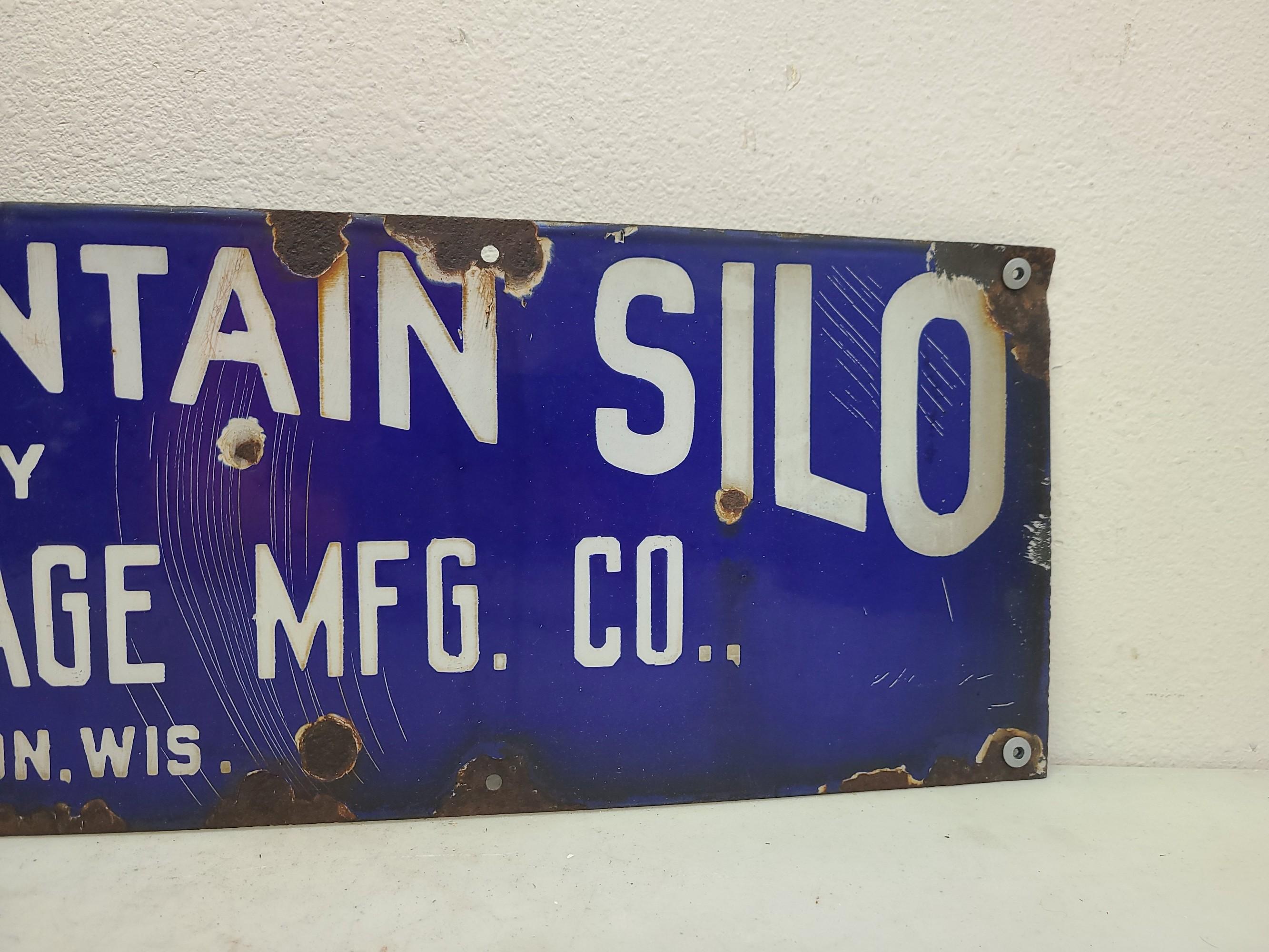 SSP, Green  Mountain Silo Sign