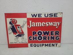 SST Embossed , Jamesway Power Choring Equipment