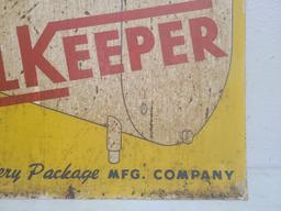 SST,  Milkeeper Advertising Sign