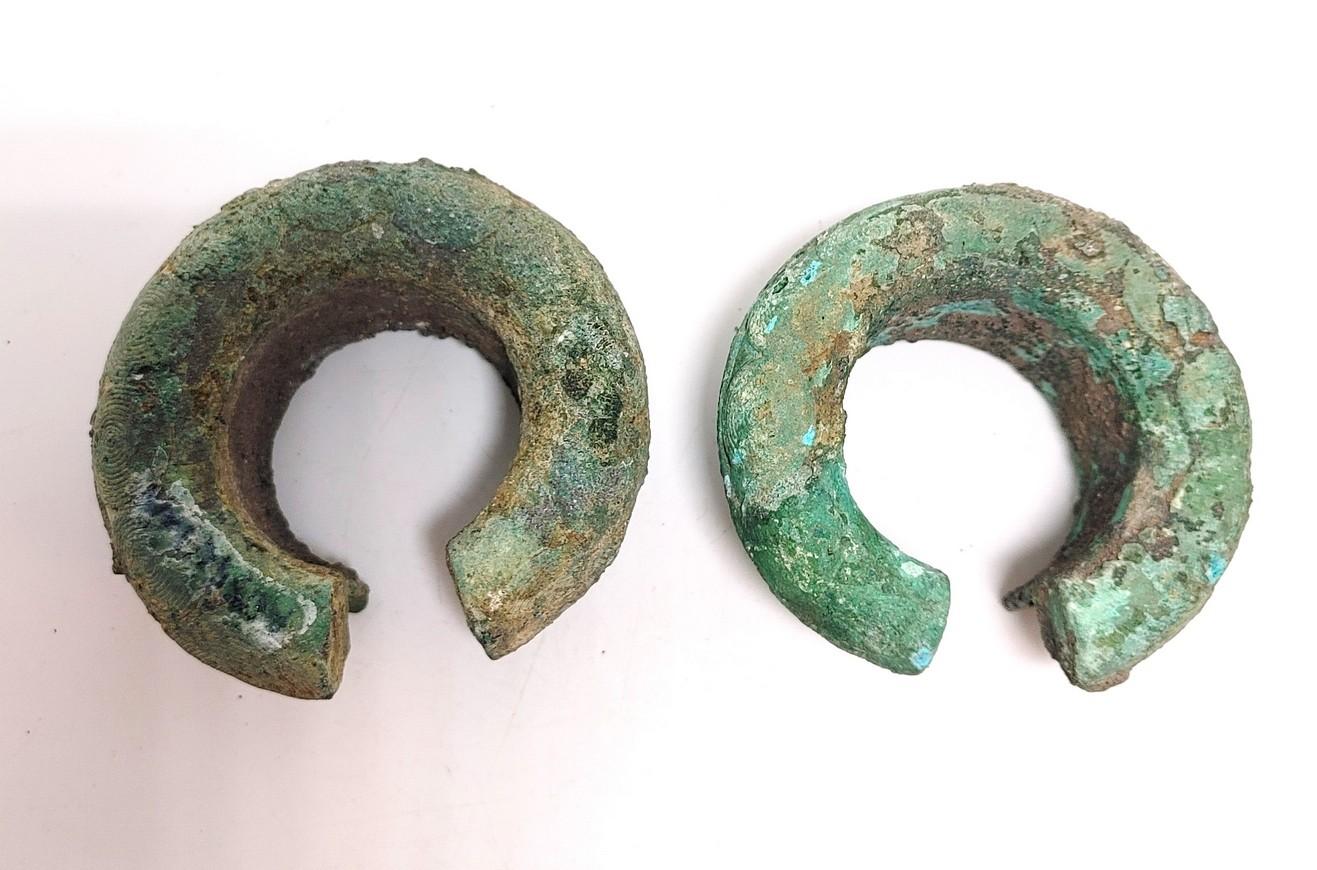Dong Son Bronze Ancient Chariot Fittings