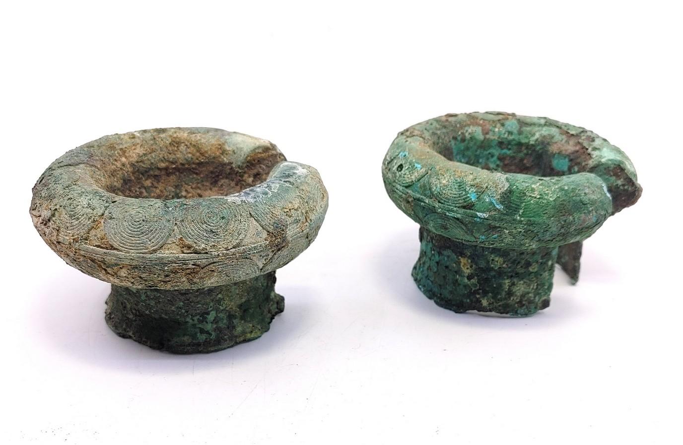 Dong Son Bronze Ancient Chariot Fittings