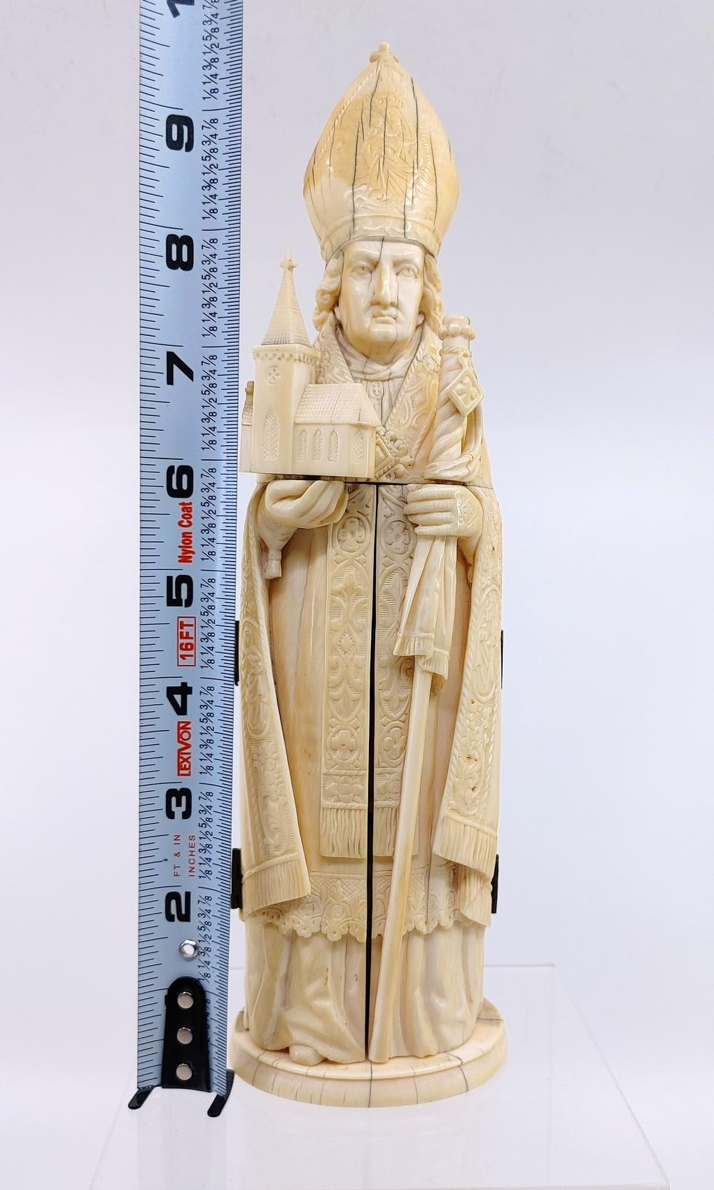 17th-18th Century French Religious Triptych Carving