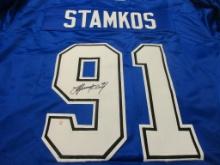 Steven Stamkos of the Tampa Bay Lightning signed autographed hockey jersey PAAS COA 637