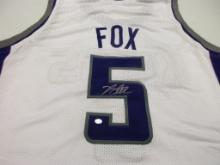 De'Aaron Fox of the Sacramento Kings signed autographed basketball jersey PAAS COA 899
