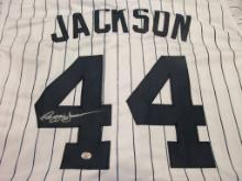Reggie Jackson of the New York Yankees signed autographed baseball jersey PAAS COA 893