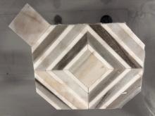 Brand New Stone Tile 8" x 8" with Square Interlocking Design