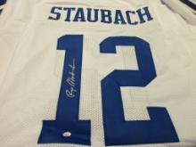 Roger Staubach of the Dallas Cowboys signed autographed football jersey PAAS COA 855