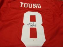 Steve Young of the San Francisco 49ers signed autographed football jersey PAAS COA 984