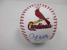 Yadier Molina of the St Louis Cardinals signed autographed logo baseball PAAS COA 146