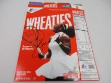 Serena Williams signed autographed Wheaties Box PAAS COA 867