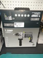 Master 1/2" Hammer Drill - 7.5 AMP - New