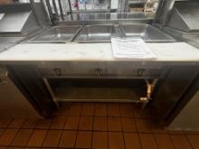 SERVIT Electric Open & Sealed 3 Well Steam Table