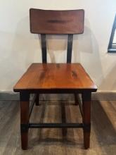 (12) Solid Wood Back & Seat Chairs - Walnut