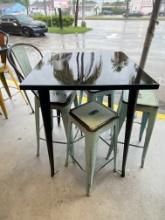 30â€� x 30â€� High Top Bar Tables with 2 Bar Stools several styles and colors