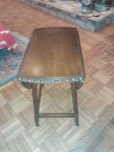 Vintage wood side table