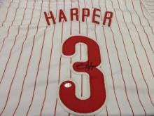 Bryce Harper of the Philadelphia Phillies signed autographed baseball jersey PAAS COA 530