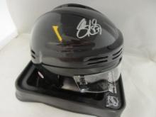Sidney Crosby of the Pittsburgh Penguins signed autographed mini hockey helmet PAAS COA 807