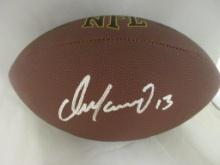 Dan Marino of the Miami Dolphins signed autographed full size brown football PAAS COA 469