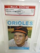 Brooks Robinson Baltimore Orioles 1964 Topps #230 graded PAAS NM 7