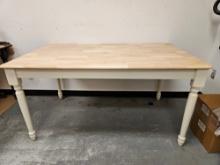 (2) Wood Top Work Tables